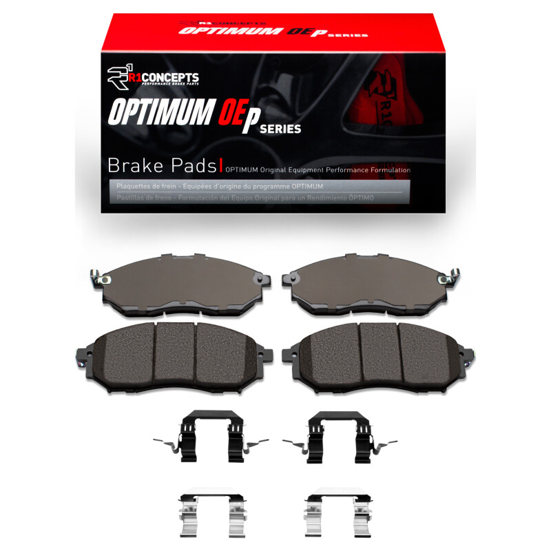 Infiniti G35 Brake Pads - Front - R1 Concepts - Optimum OE - `05-`13